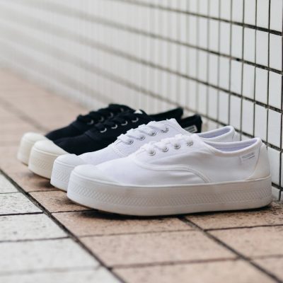厚底ソールのキャンバススニーカーが新発売！