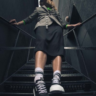 90年代を感じるダッドスニーカー